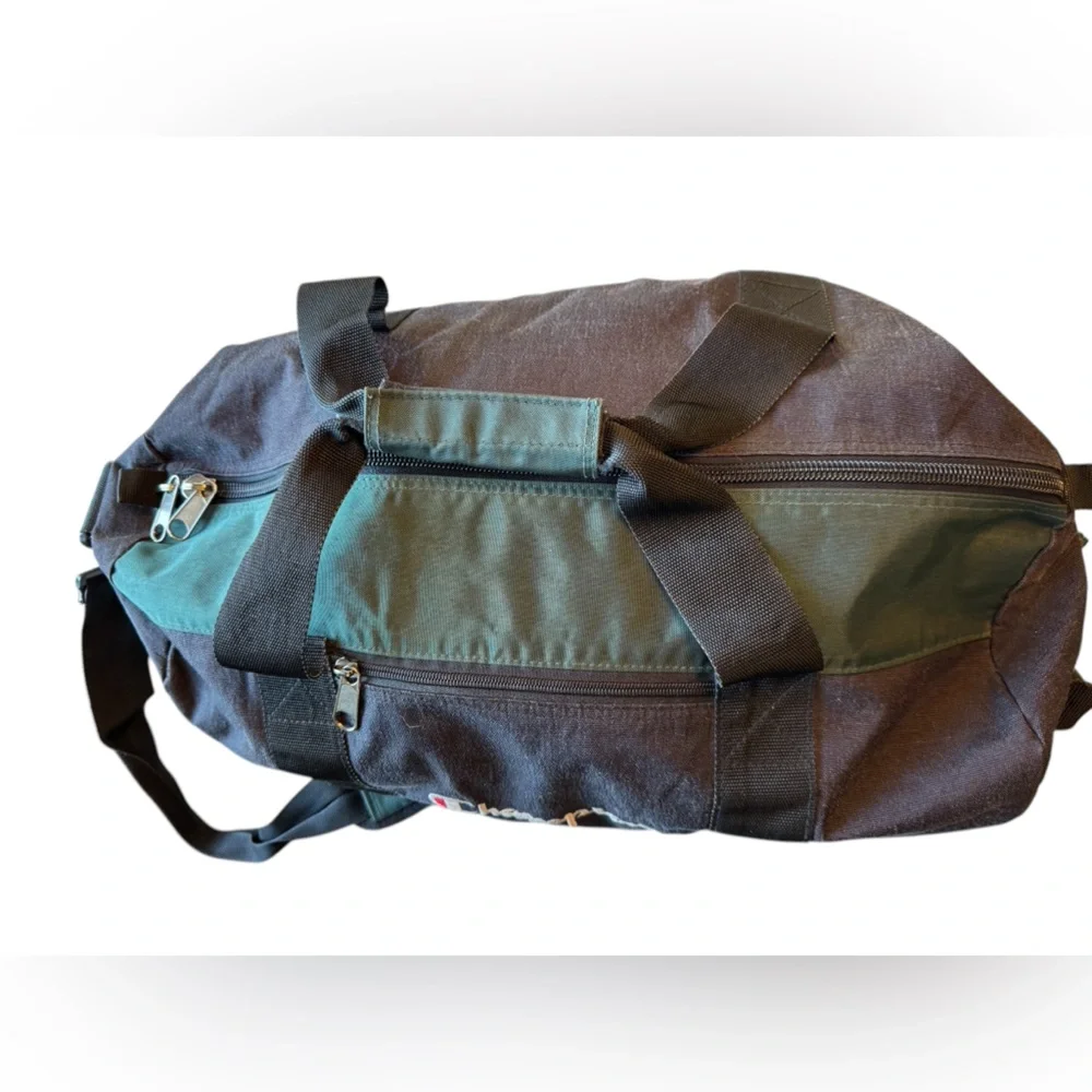 Champion High End Black and Green Men's Gym Overnighter Duffel Bag MINTY